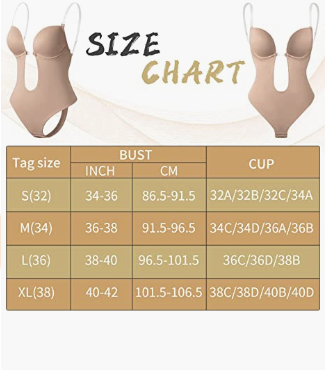 M2012 Brassiere Backless Body Shaper W/Bra & Thong Fajas Kataleya
