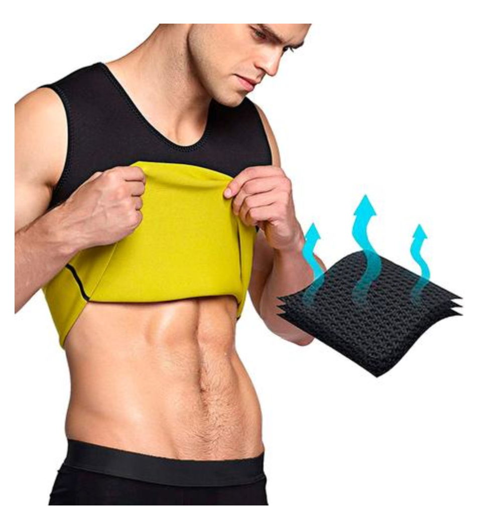 7036 ANN M Mens Sweat Vest Camisilla Neopreno Fajas Kataleya