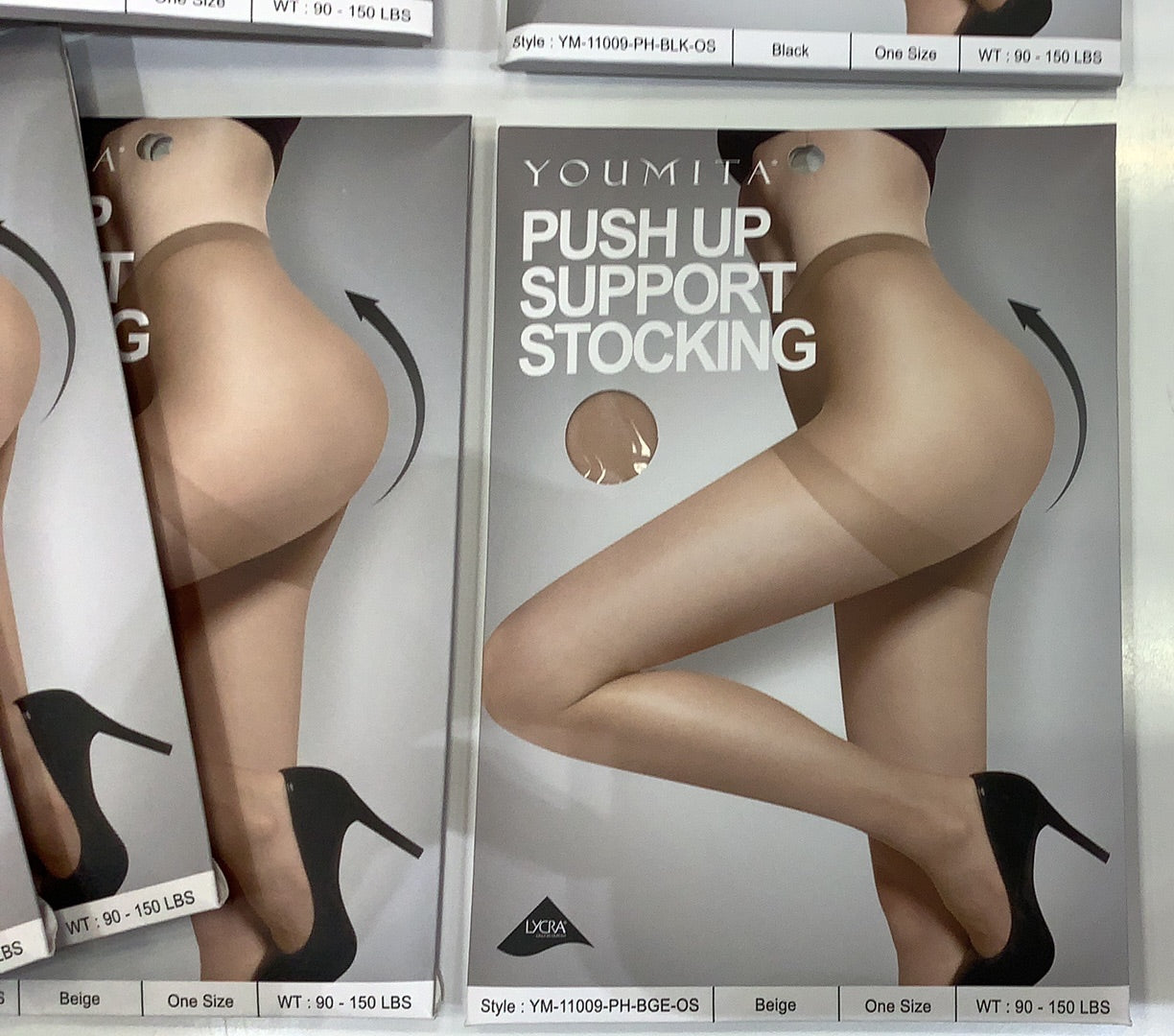 YM-011009 YOUMITA stocking tights Push Up Support, transparencies Fajas Kataleya