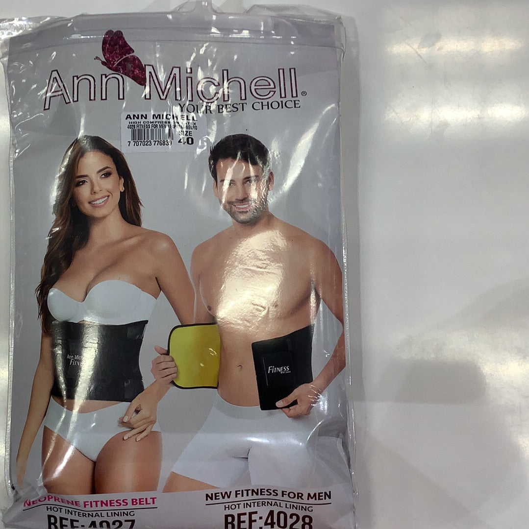 4028 ANN M Fitness Belt Neoprene with Velcro Fajas Kataleya