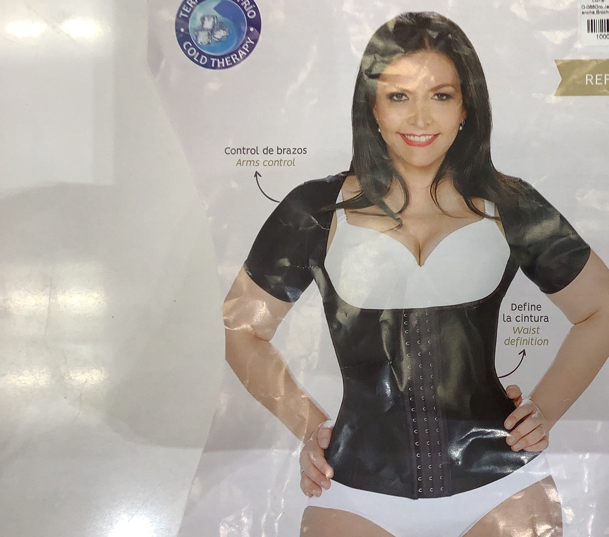 066 / 062 FORMA TU CUERPO Jacket Short Sleeves , Cold Therapy, Arm control , high compression , waist definition Arms Fajas Kataleya