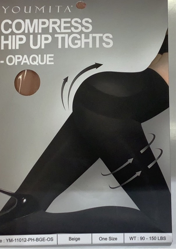 YM-11012 YOUMITA Tights Opacas Compress Hip Up pantymedias Fajas Kataleya