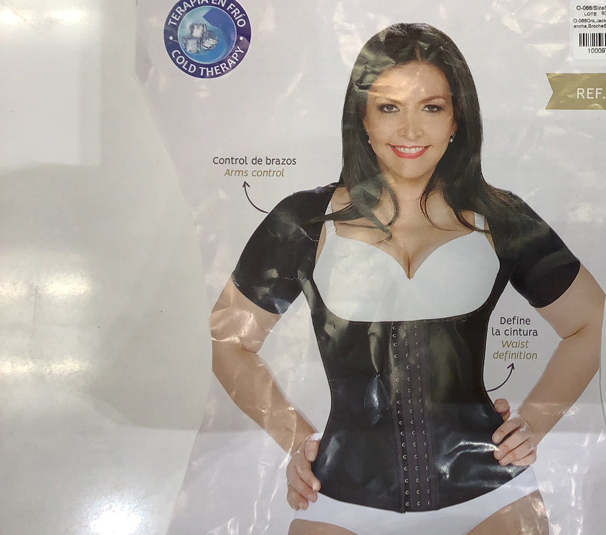 066 / 062 FORMA TU CUERPO Jacket Short Sleeves , Cold Therapy, Arm control , high compression , waist definition Arms Fajas Kataleya