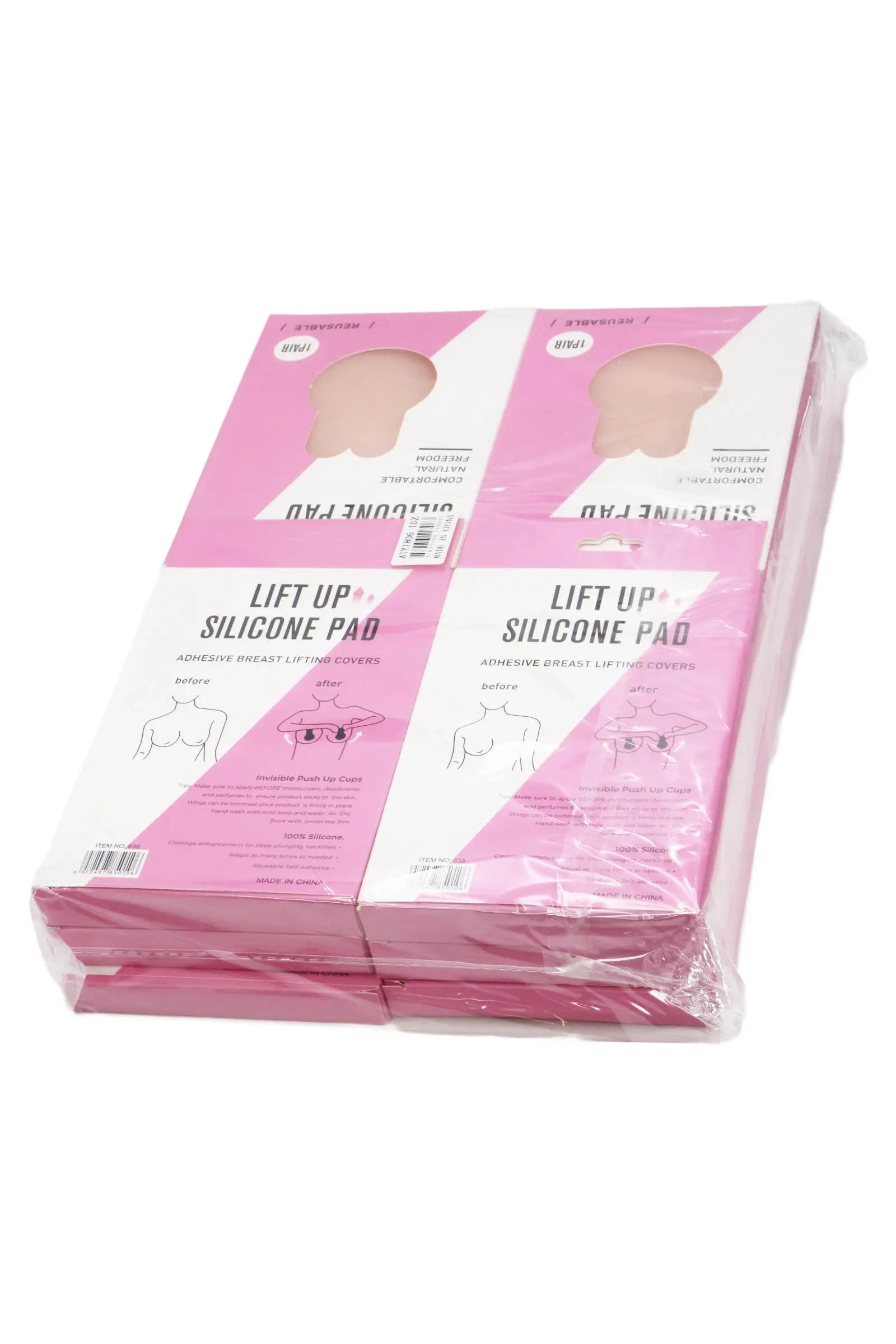 Translucent Self-Adhesive Sticky Push Up Bra Cups Cap Zone