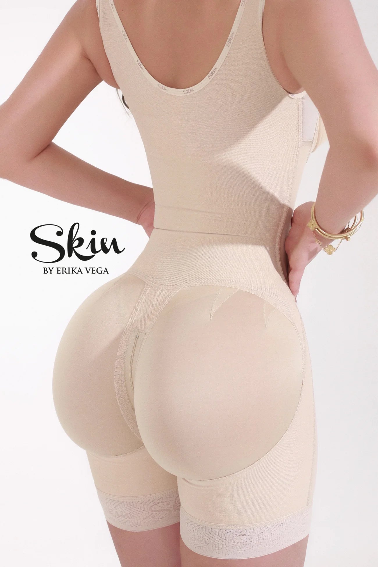 SKIN CURVY PUSH UP  Bodysuit 🍑 By Erika Vega Faja Corset Colombiana
