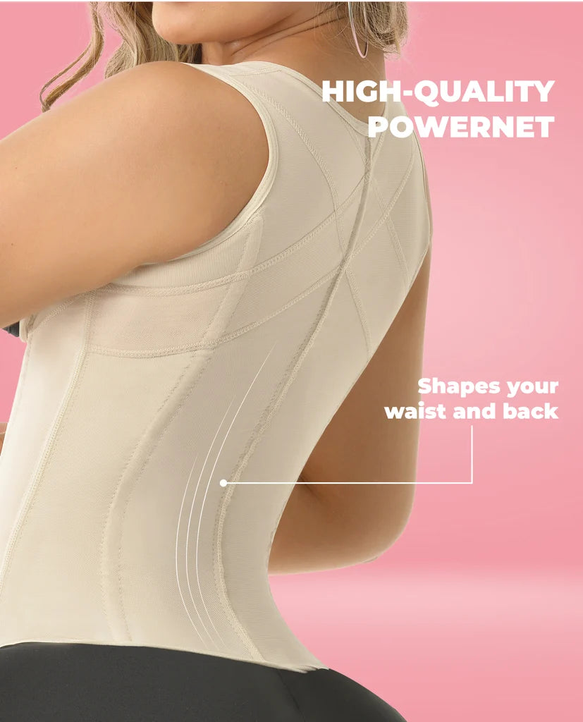 High Compression Vest, w/hooks  posture corrector  5055A