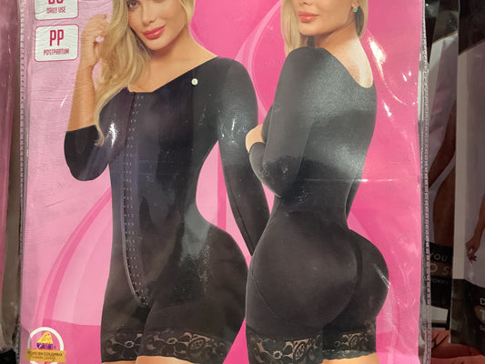 Full Shapewear Long Sleeve with Brassier Short  BBL 9573