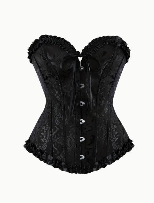 Corset With Ruffled Edges