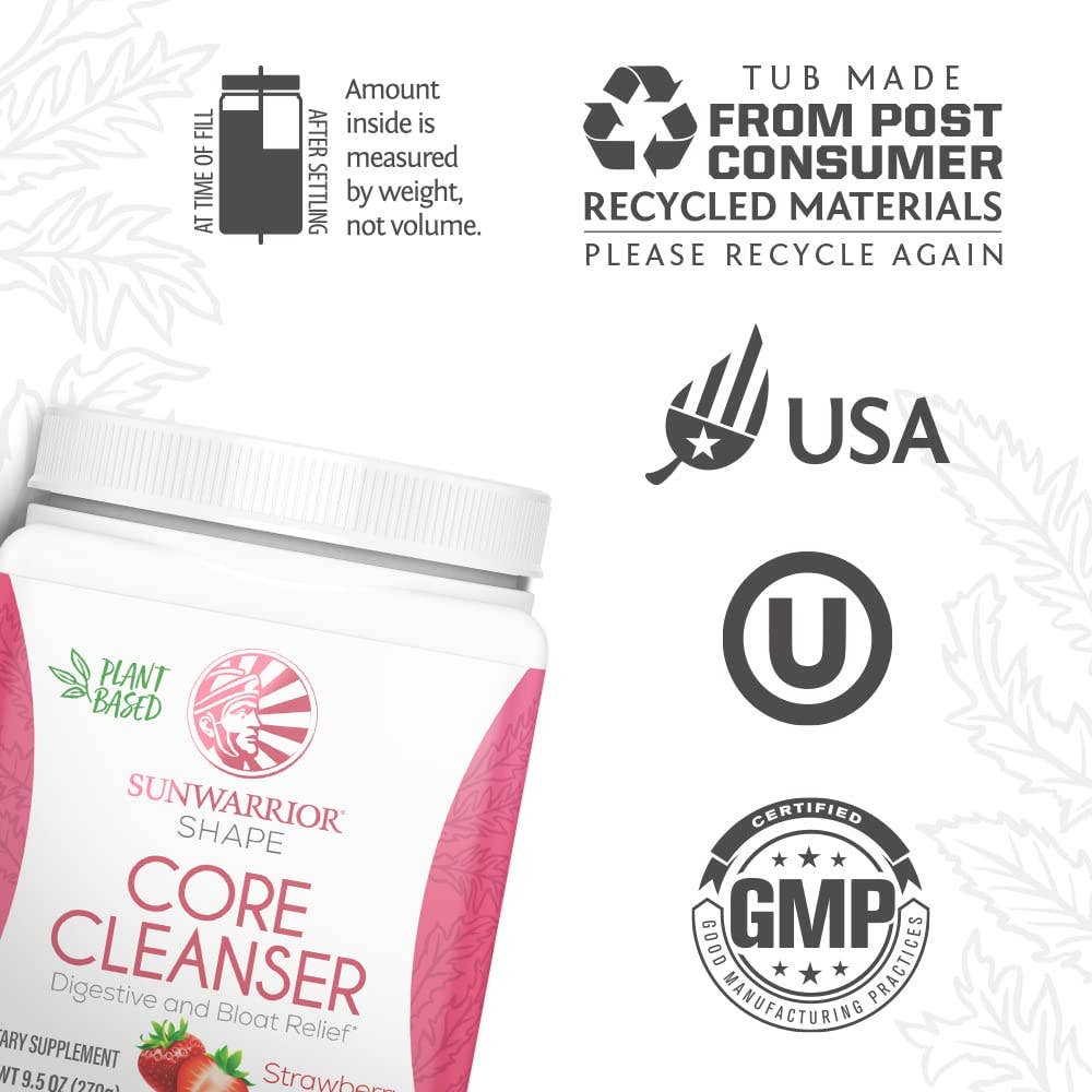Strawberry Cooler Core Cleanser Prebiotic Fiber Drink Powder