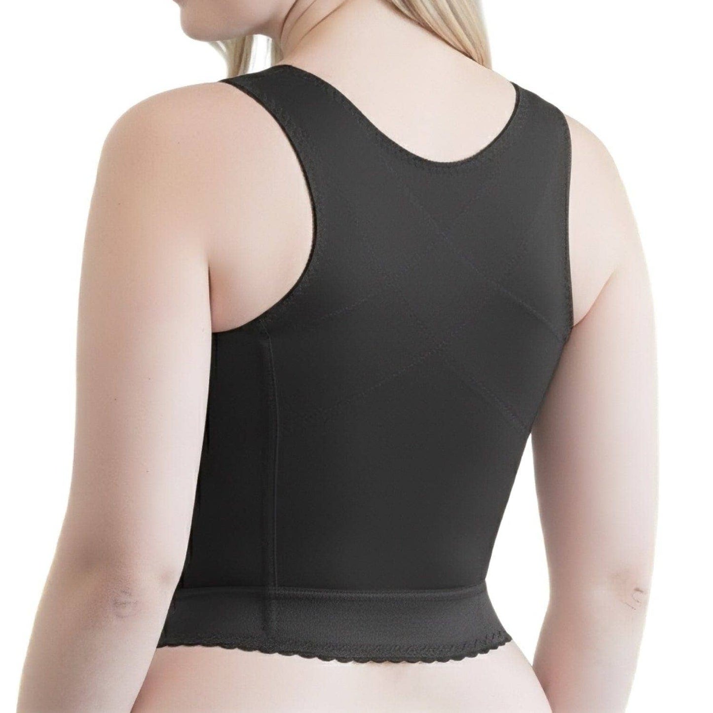 CORTLAND INTIMATES 9603 - Front Closure Back Support BLK
