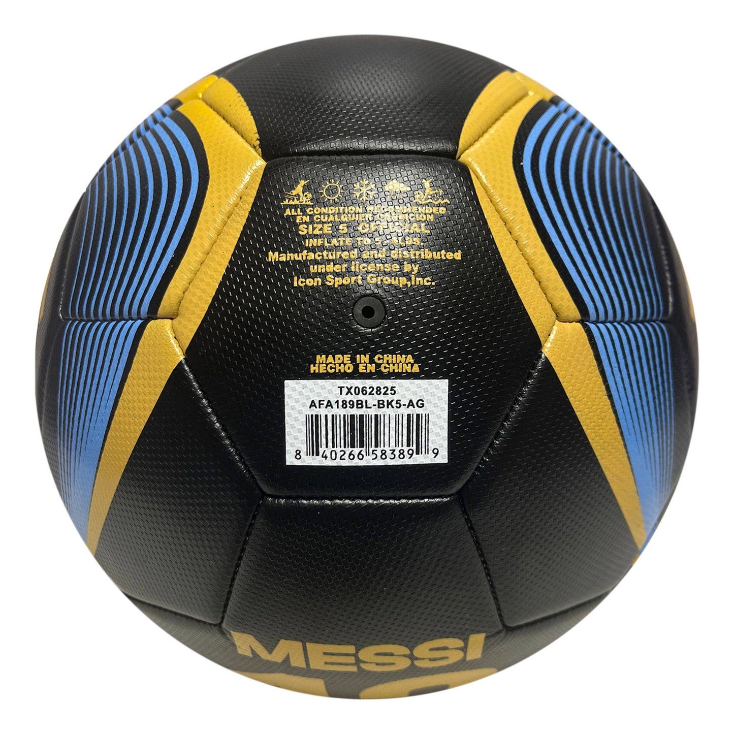 Argentina Lionel Messi Soccer Ball - AFA189BL-AG