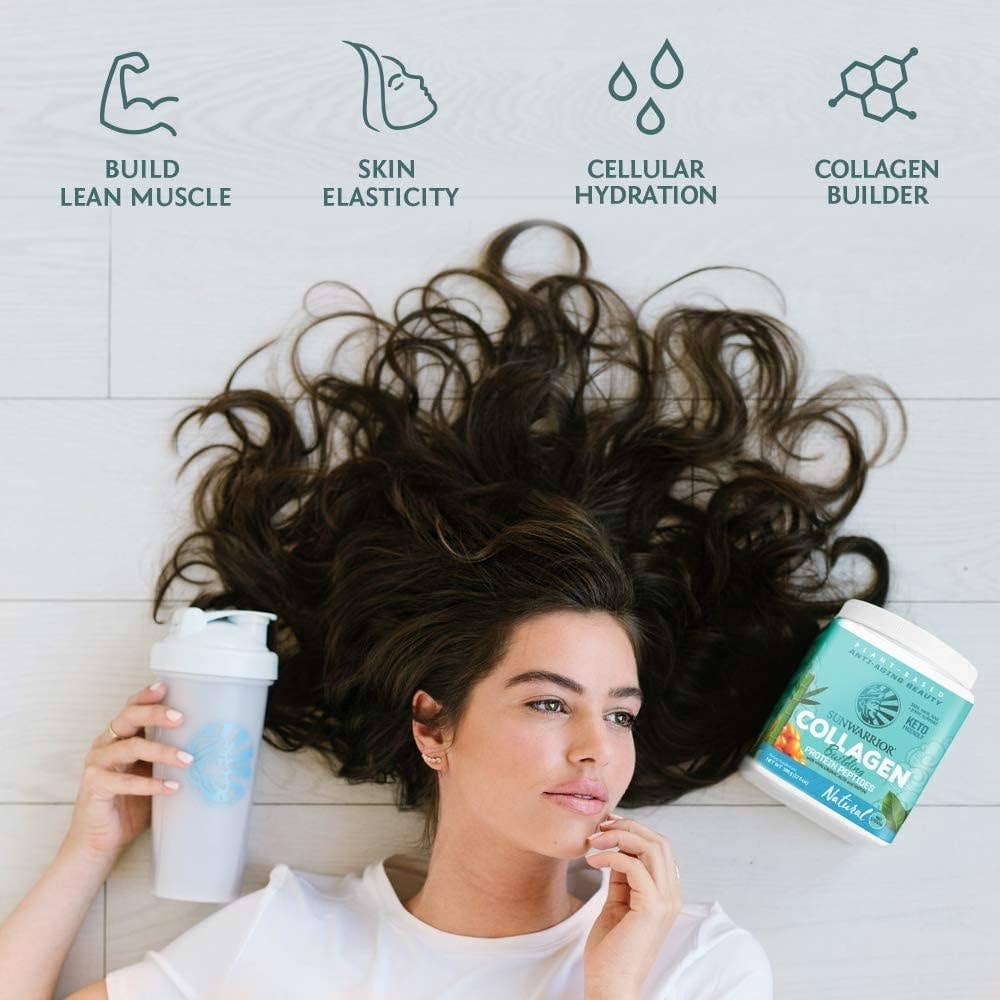 Unflavored Collagen Drink Powder - Vegan, Plant-Based Sunwarrior