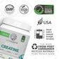 Unflavored Active Creatine Drink Powder - Vegan, 300 grams Sunwarrior