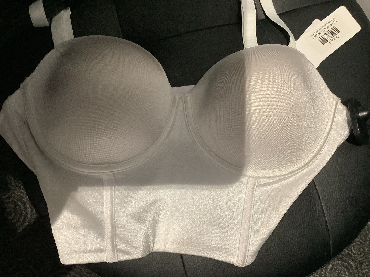 Brassier strapless corset white 091060 Leonisa