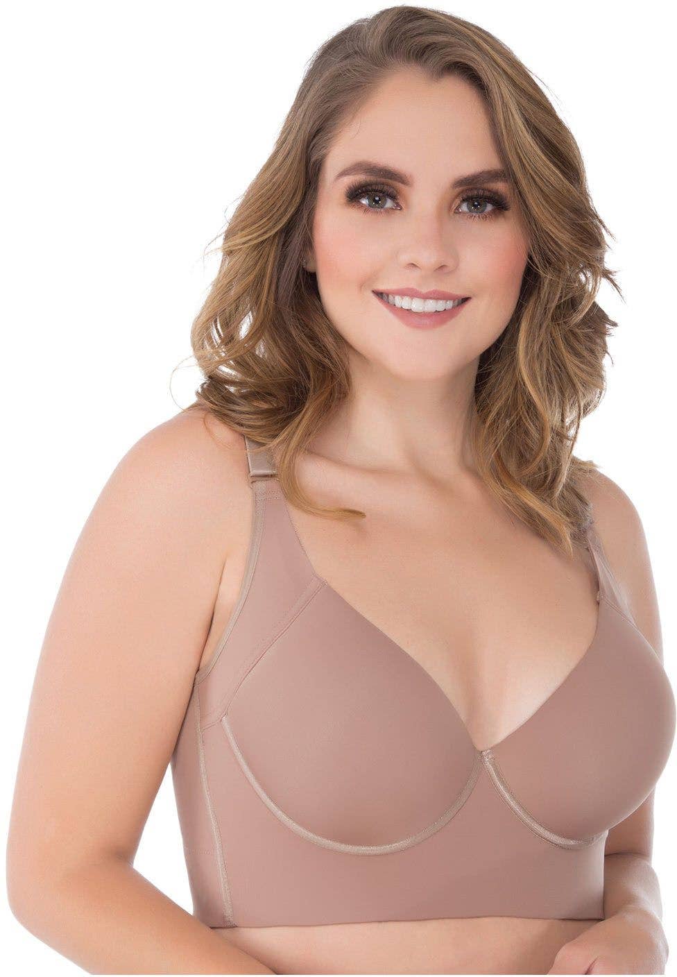 Extra Firm High Compression Full Cup Push Up UpLady 8532
