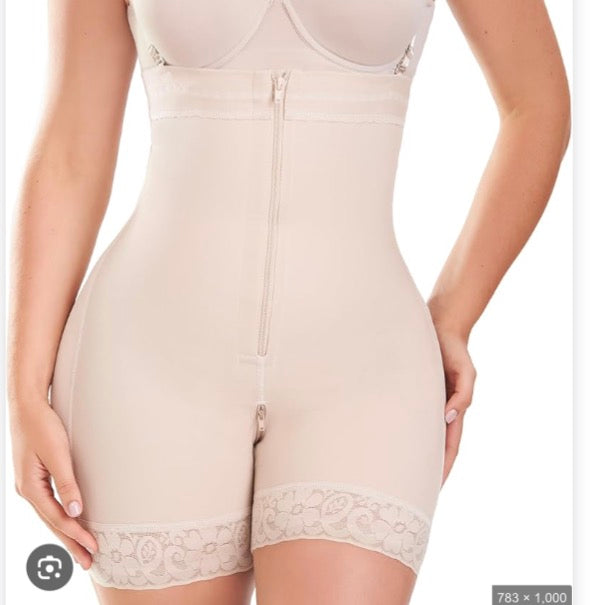 Peachy Strapless ZIPPER ULTRA SECRET shaper,  no show,  Butt Lifter AM8209