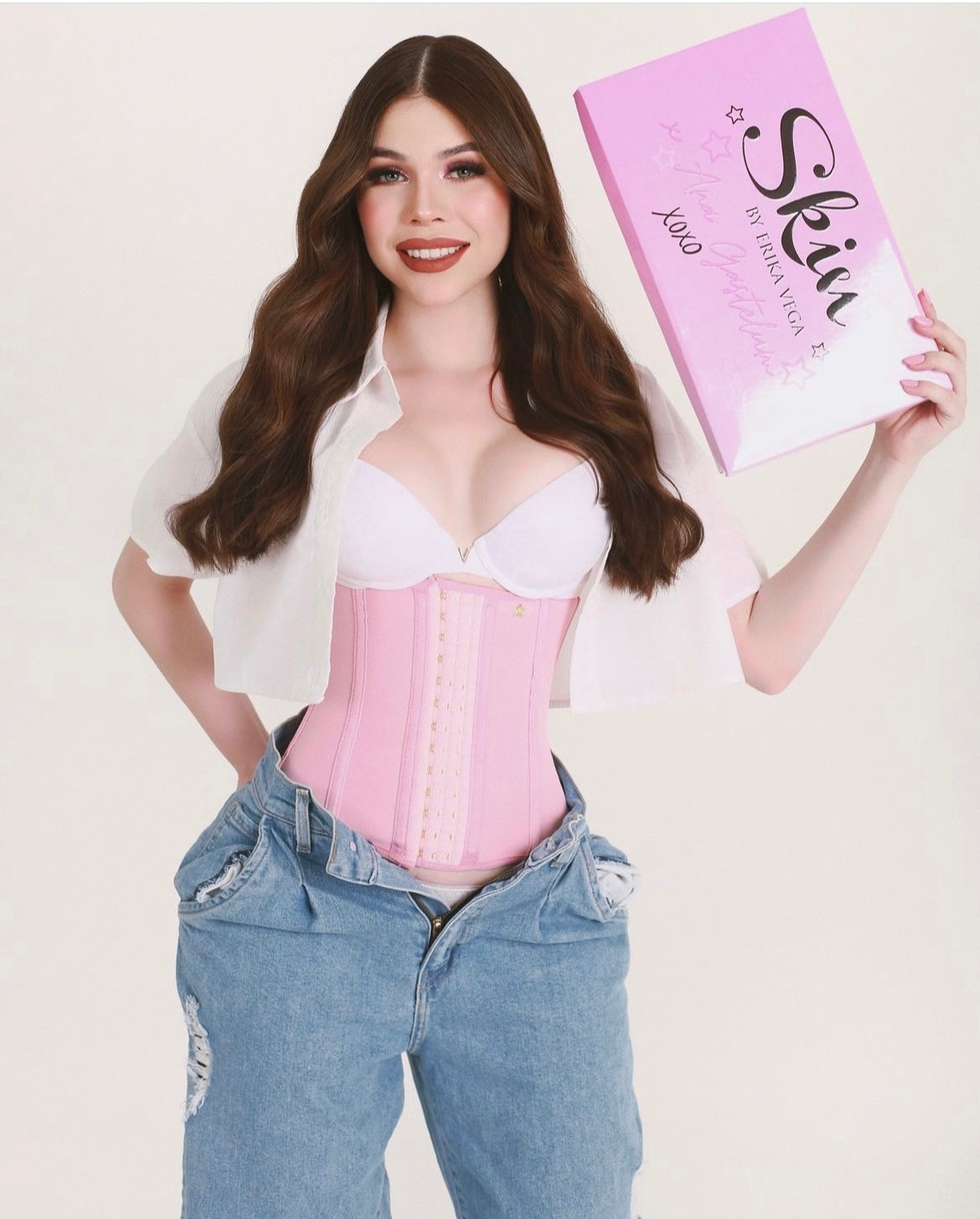 ANA GASTELUM X SKIN BY ERIKA VEGA PINK  CORSET