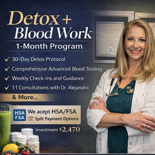 Detox + Blood Work 1 month program