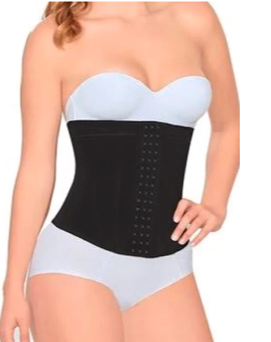1024AE ANN M Short Torso Mediano, Hourglass  Waist Trainer with hooks Fajas Kataleya