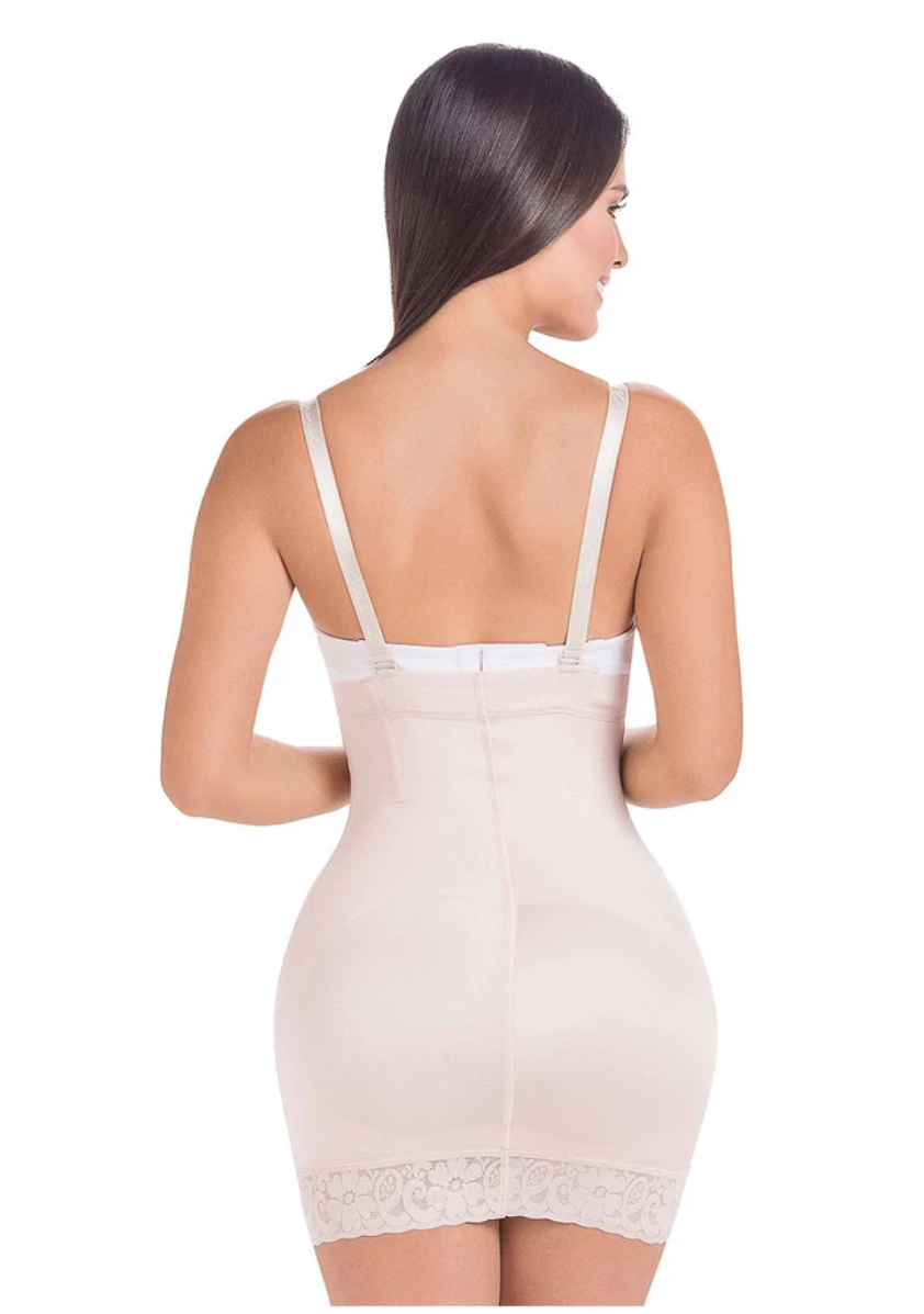 fajas for open back dress Postpartum C-section & Dress Nightout Faja Open bust high-back & Front zipper closure Sonryse 020ZF