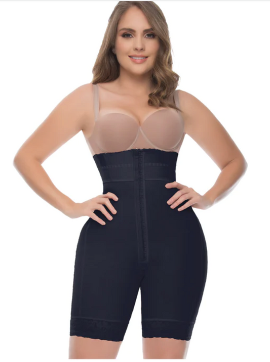 UPLADY 6199 | HIGH WAISTED TUMMY CONTROL BUTT LIFTER SHAPEWEAR SHORTS | POWERNET