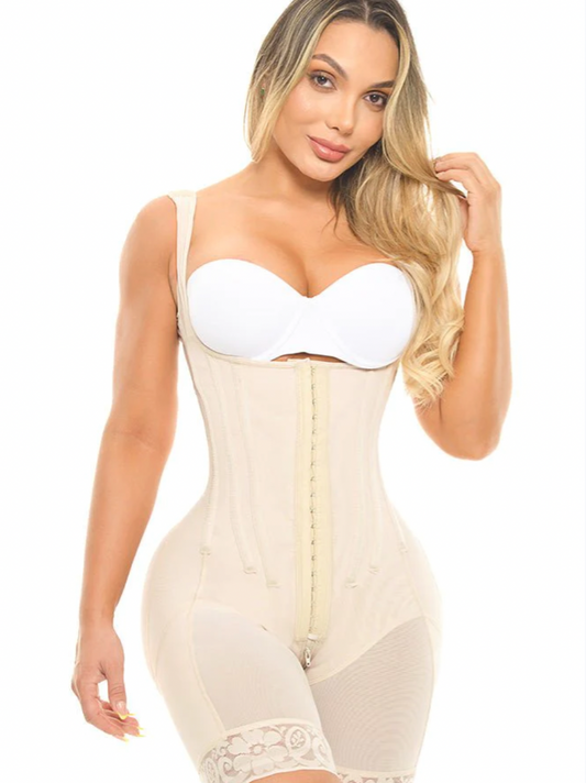 1581 ANN M SENSUAL  Boning Shapewear  Faja Shorts with Row Clips