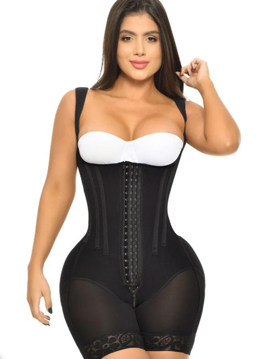1581 ANN M SENSUAL  Boning Shapewear  Faja Shorts with Row Clips Fajas Kataleya