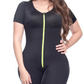 ON SALE 6220 UP LADY workout bodysuit, with sleeves, full cup push up brassiere, zipper