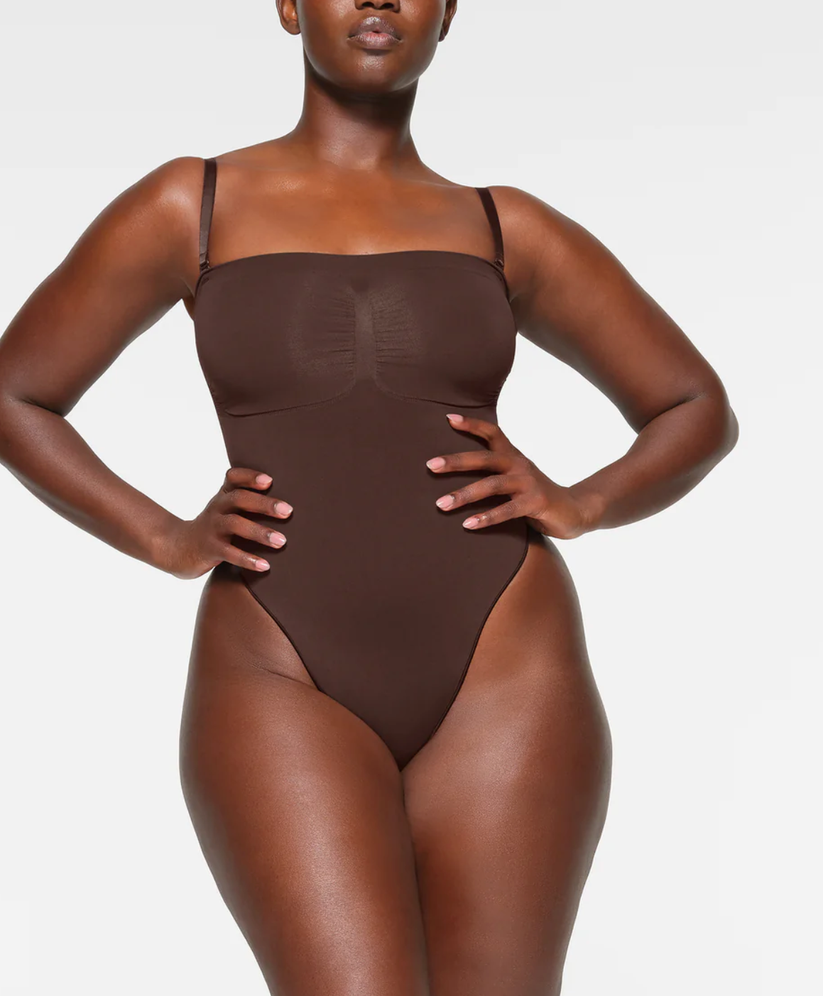 SKIMS Strapless Thong Bodysuit  Seamless Sculpt by Skims Kim Kardashian