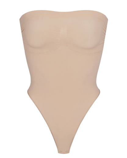 SKIMS Strapless Thong Bodysuit  Seamless Sculpt by Skims Kim Kardashian