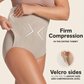 12885 LEONISA High-Waisted Firm Compression Post Surgical Panty with Adjustable Belly Wrap