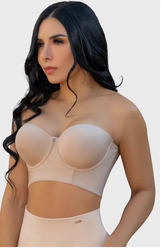 6030 - Strapless Back Coverage Bra Fajas Kataleya