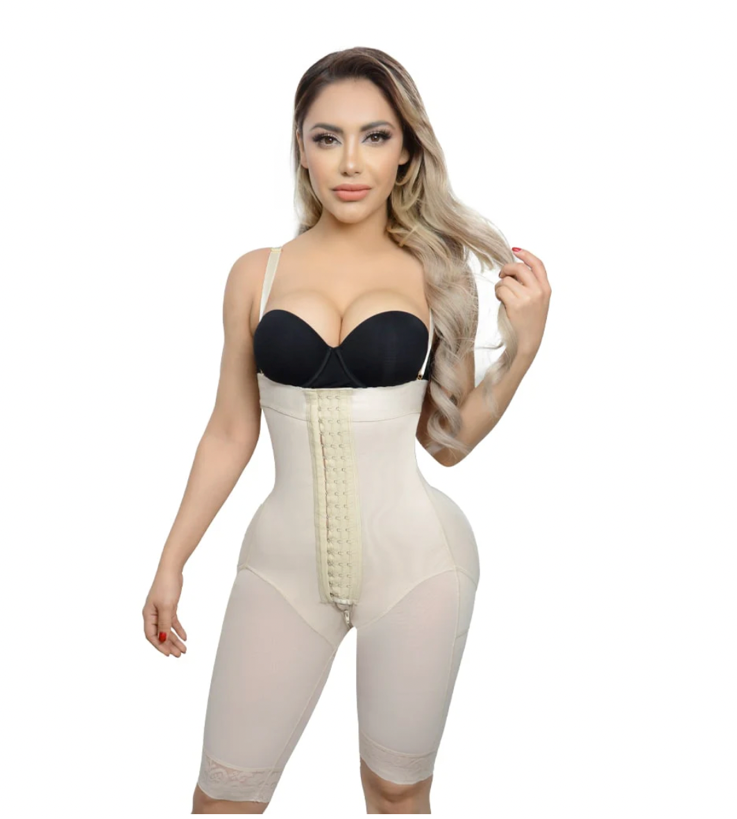 Strapless Knee length shorts 3 rows hook BBL AM1315