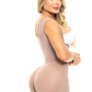 1566 ANN M Magic Buttocks  Cold Therapy Short Girdle with thick straps 3 row hooks Magic