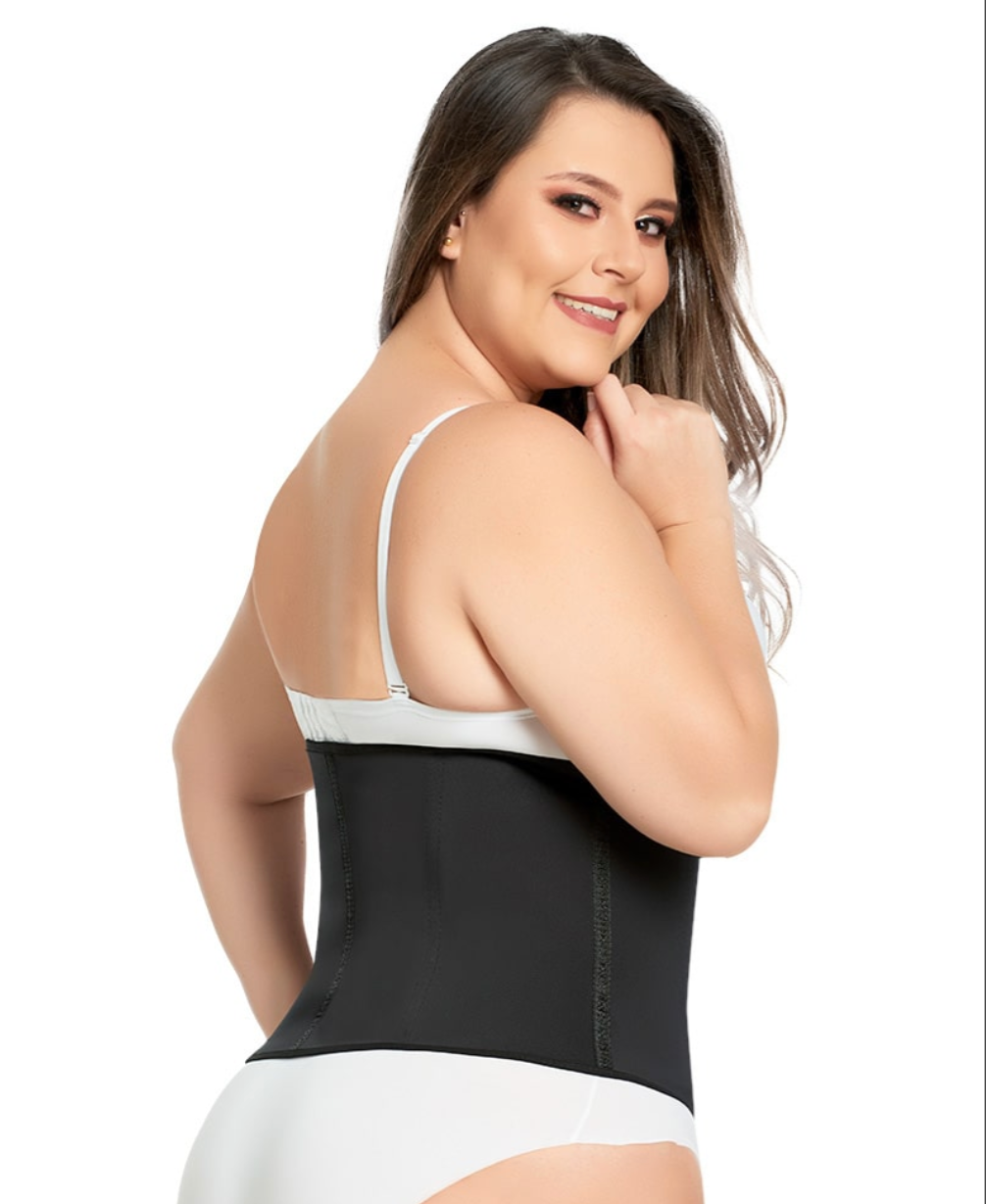 2026D ANN M Short Torso Latex Waist Trainer Fajas Kataleya