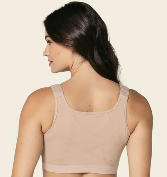 91044 LEONISA Stretch Cotton Wireless Posture Corrector Bra