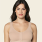 91044 LEONISA Stretch Cotton Wireless Posture Corrector Bra