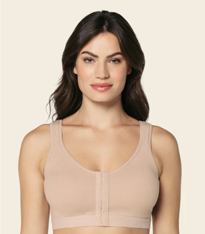 91044 LEONISA Stretch Cotton Wireless Posture Corrector Bra