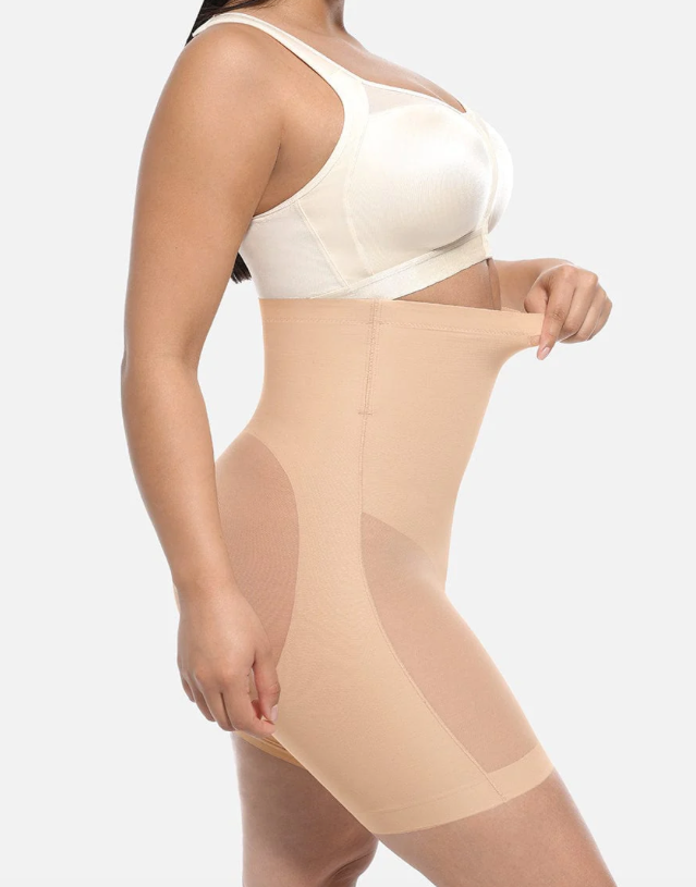 53093 Shorts High-Waisted Butt Lift & Slimming Mid-Thigh Shaper Fajas Kataleya
