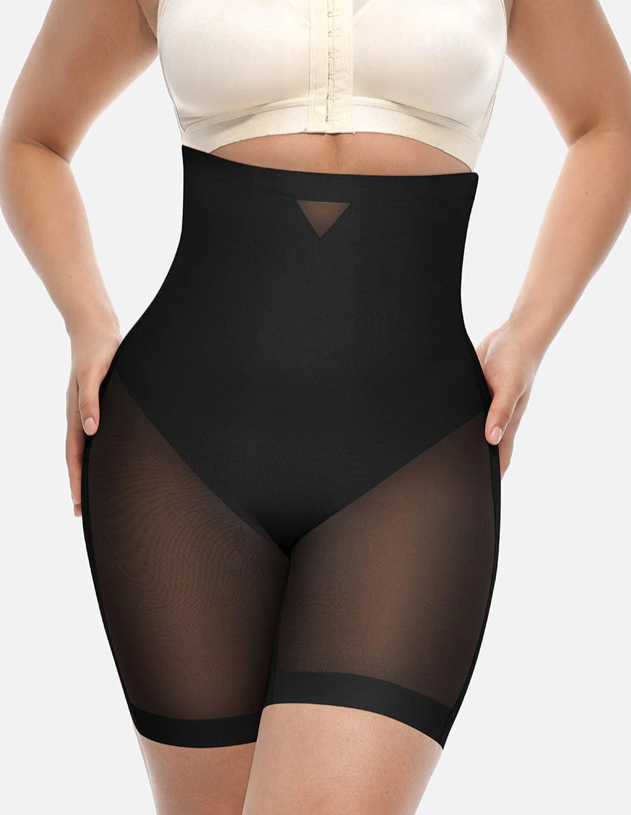 53093 Shorts High-Waisted Butt Lift & Slimming Mid-Thigh Shaper Fajas Kataleya