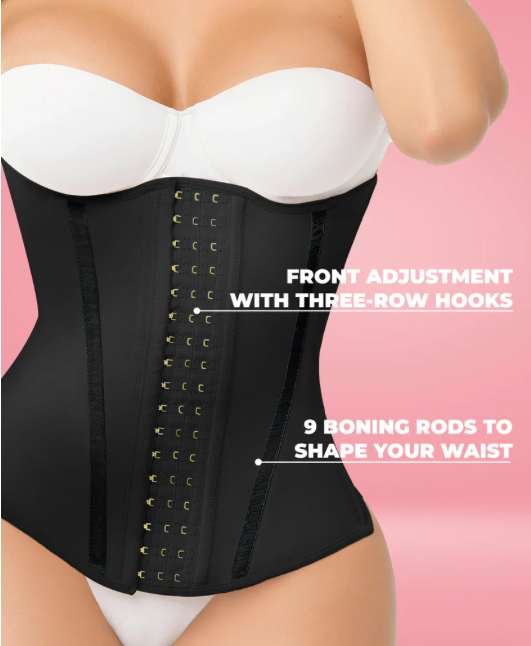 1034A Excelencia Waist Trainer 3 Row Clip Deluxe Fajas Kataleya