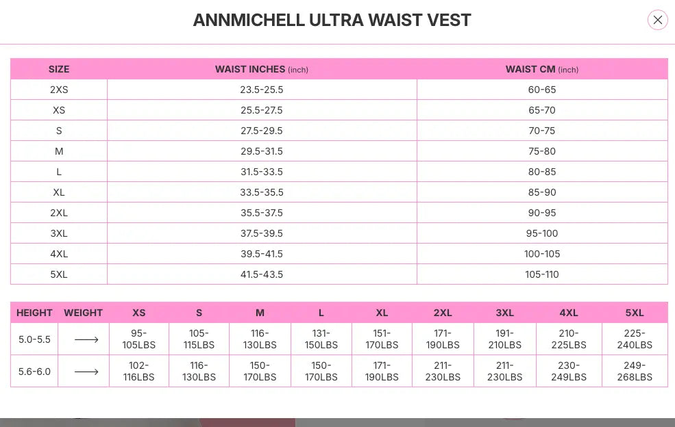 1005 ANN M VEST Doble Aggressive , Extreme, 13 Rod Hook & Eye Closure & Zipper Hour Glass Ann Michell Fajas Kataleya