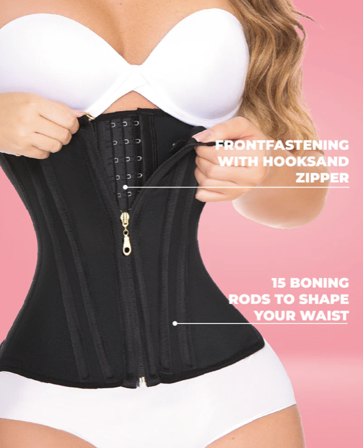 1006 ANN M Ultra Waist trainer 2 in one, hook & eye closure and zipper for hour glass shape by Ann Michell Fajas Kataleya