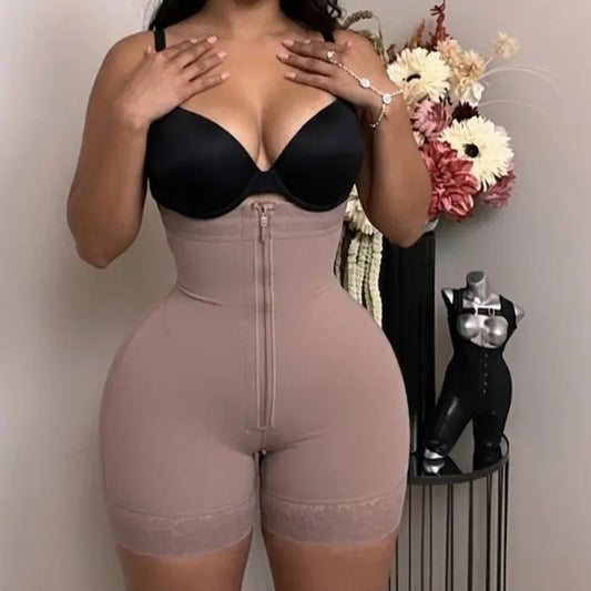 Peachy Strapless ZIPPER ULTRA SECRET shaper,  no show,  Butt Lifter AM8209