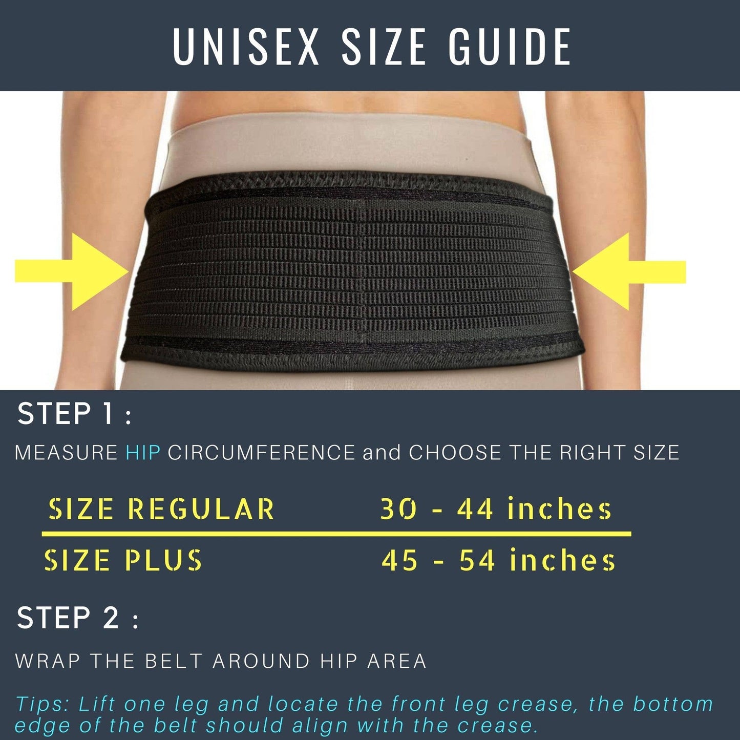Sacroiliac SI Joint Belt | Sciatica Brace 5067 Wriksasana