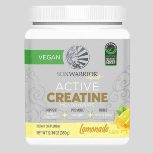 Lemonade Active Creatine Drink Powder- Vegan, Soy-Free Sunwarrior