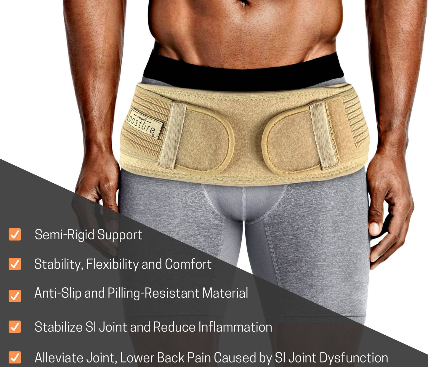 Sacroiliac SI Joint Belt | Sciatica Brace 5067 Wriksasana
