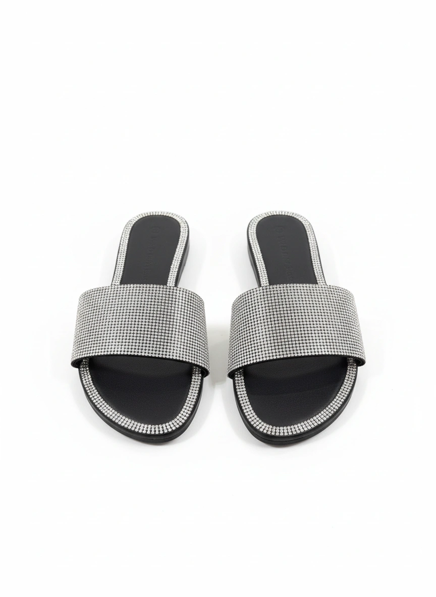 Sandals honey 62 Slip-On Flat with Rhinestones