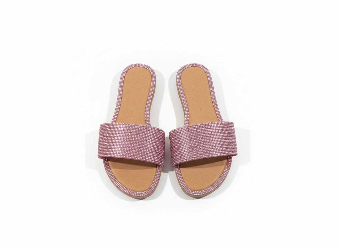 Sandals honey 62 Slip-On Flat with Rhinestones