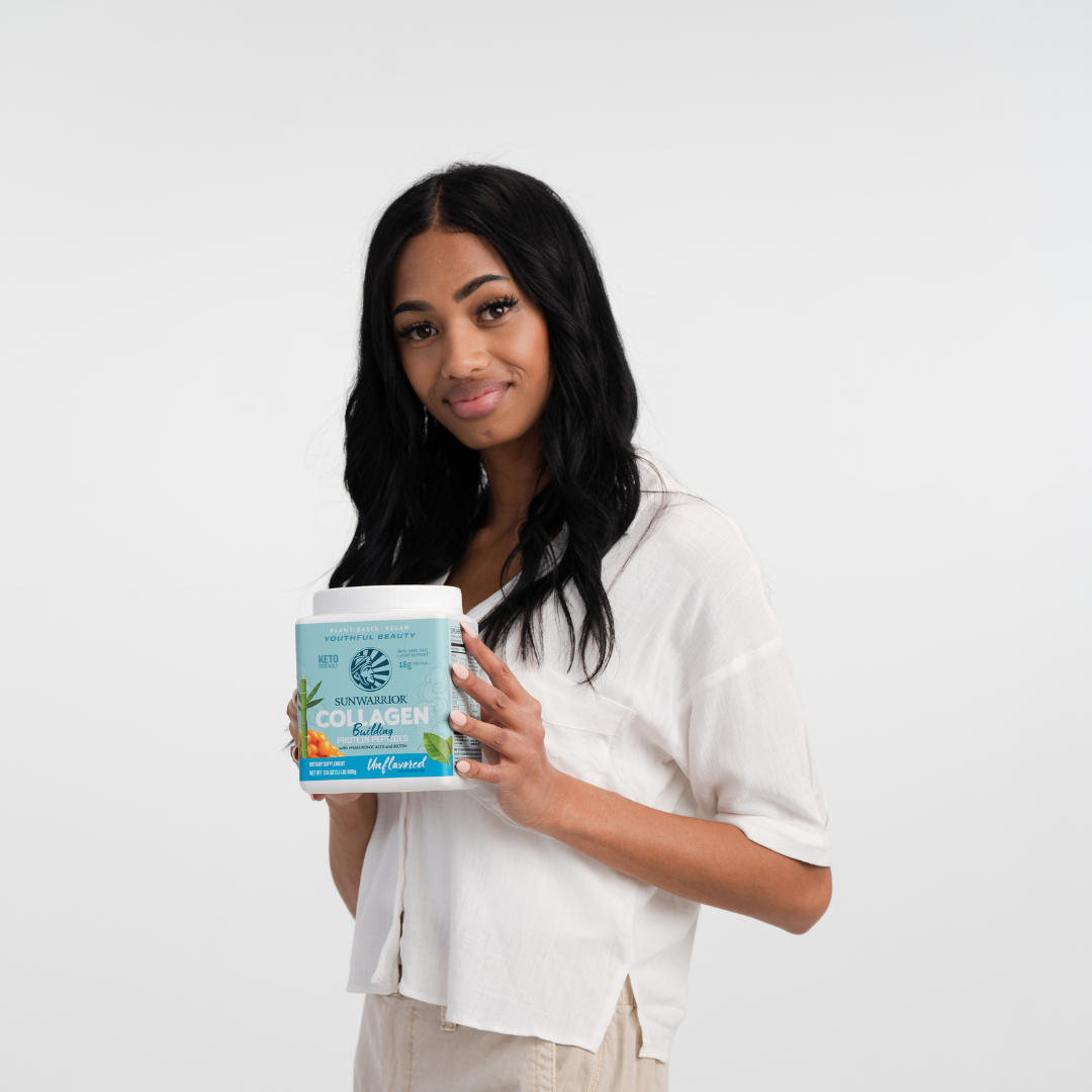 Unflavored Collagen Drink Powder - Vegan, Plant-Based Sunwarrior